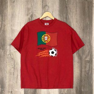 Vintage Portugal Euro 2004 tee - Soccer